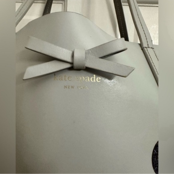 Kate Spade Dewey Street Little Len Glitter
Polka Dot Tote in Gray - Picture 5 of 13